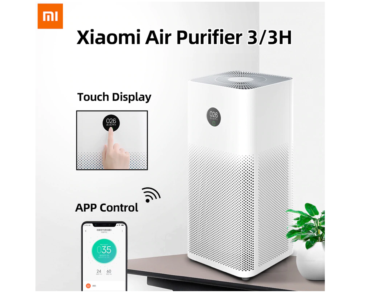 Xiaomi Mijia Air Purifier 3/3H - Descontos TECH