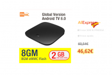 Xiaomi Mi TV Box – Aliexpress Espanha