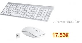 Ultra-thin Silent Wireless Keyboard Mouse Set 