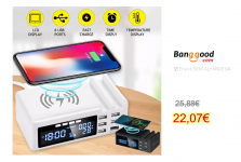 Qi Wireless Phone Charger QC3.0