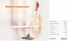 VC – S1603 2 in 1 Vacuum Cleaner – ORANGE 