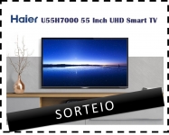 Sorteio de uma Smart TV 4K Haier U55H7000 55″